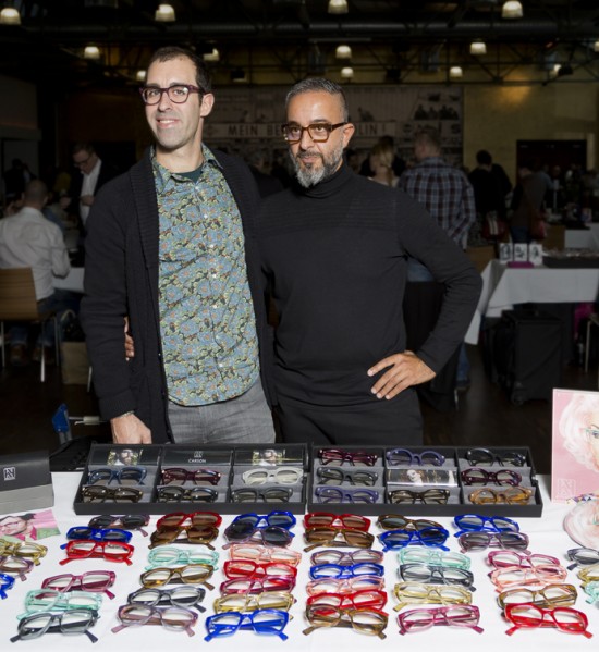 Julien Jarraud and Andreas Malathounis from Kirk & Kirk at Die Brillenmesse